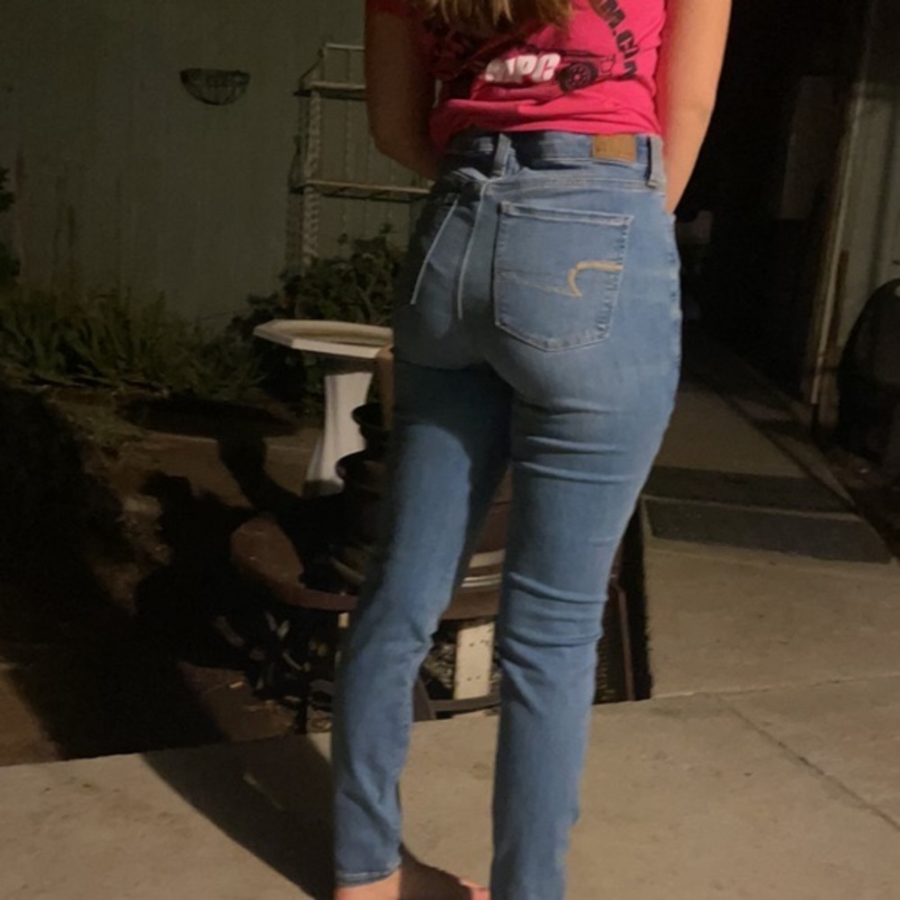 NEW AMERICAN EAGLE NEXT LEVEL HIGH WAIST JEGGINGS